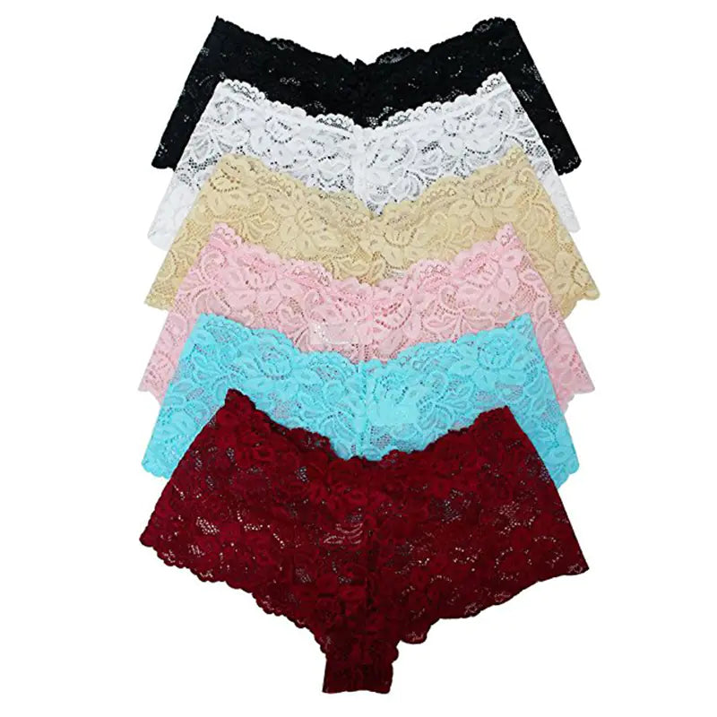 Plus Size Sexy Lingerie with Lace and Sheer Thong