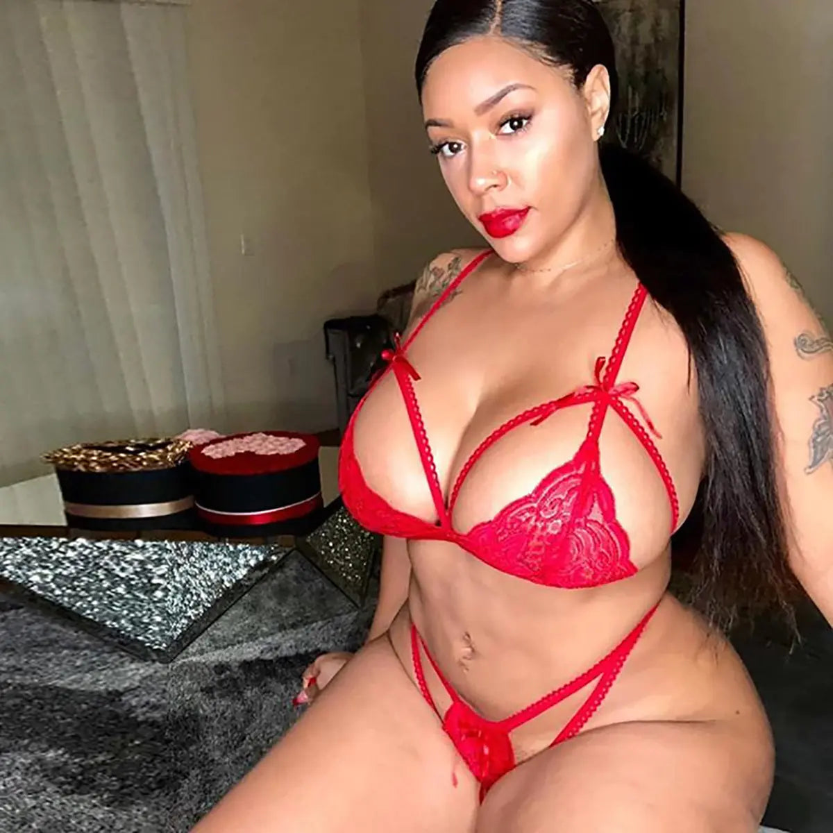 Lace and Lingerie Set