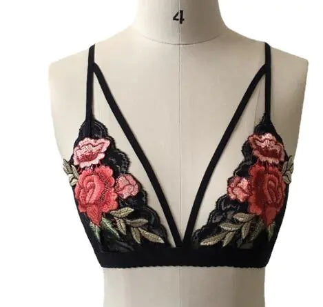 Fashionable Sexy Embroidered Lace Lingerie