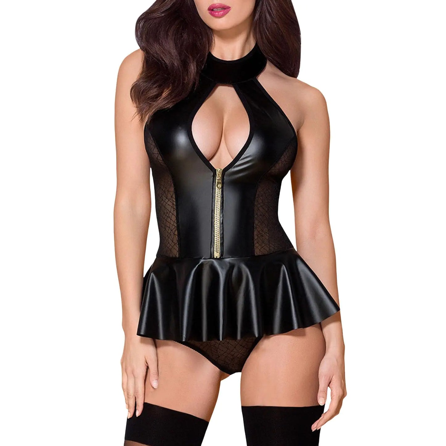 One Piece High Cut Bodysuit