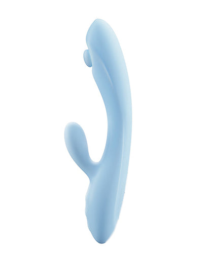 Blue silicone tool on a white background