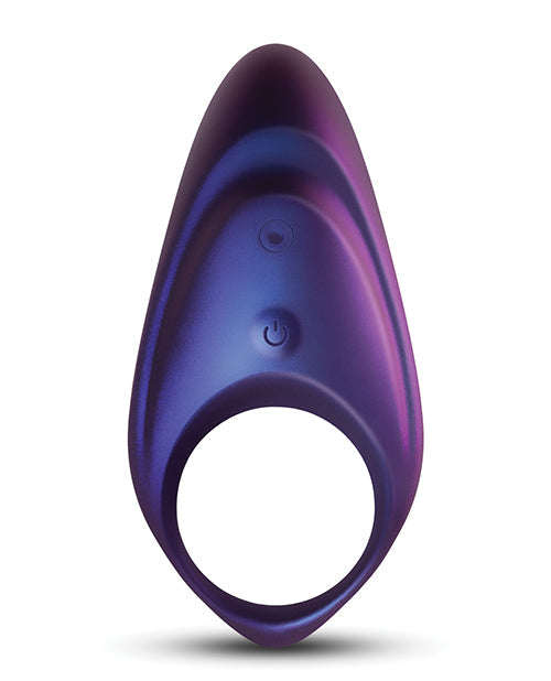 Purple and blue electronic device on a white background