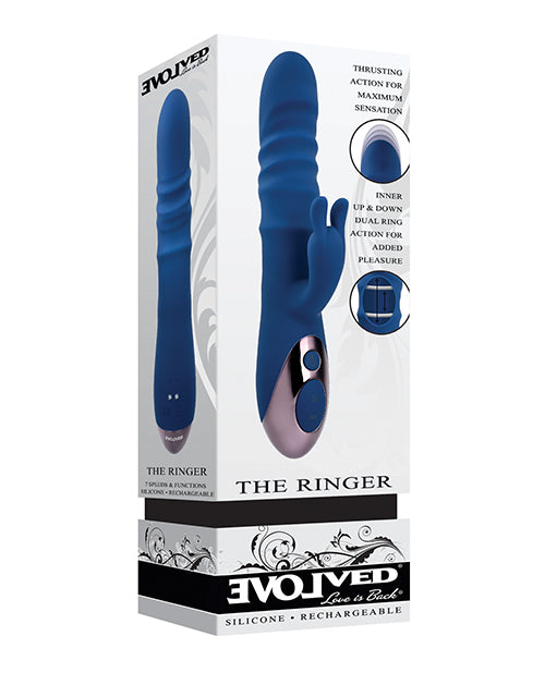 Boxed product 'The Ringer' by Evolved on a white background
