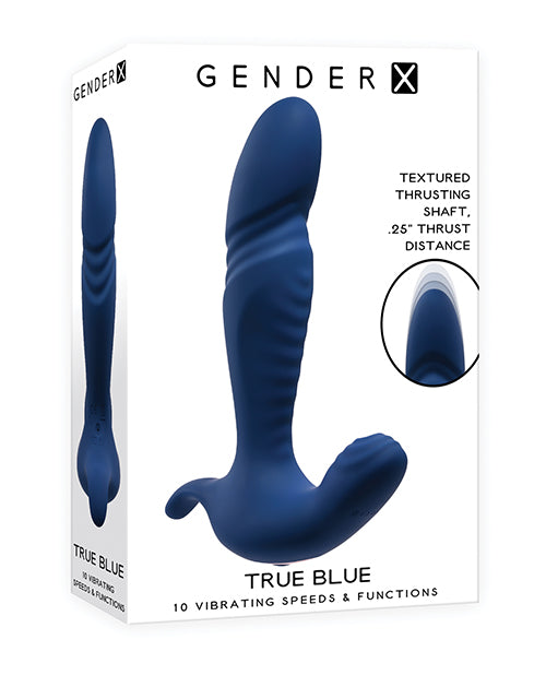 BlueGenderX product packaging with detailed text on a white background