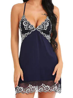 Lady's Plus Size Lingerie Nightgown (One Piece)