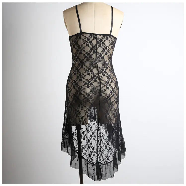 Transparent Lace Cami Dress - Women's Sexy Lingerie