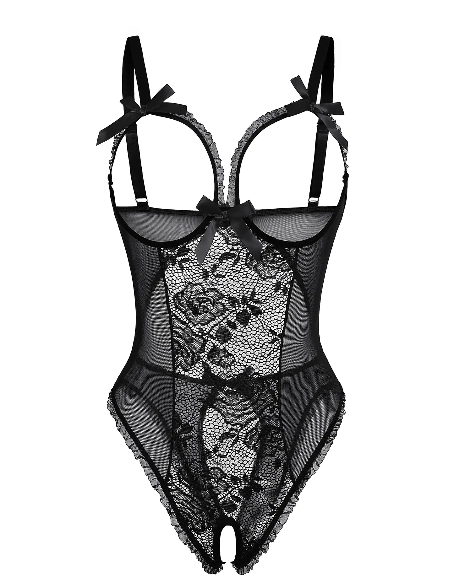 One Piece Lace Babydoll Bodysuit