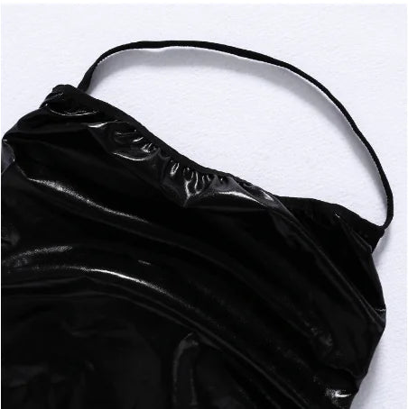 Lingerie Set with Vinyl Skirt and Dress for Seduction